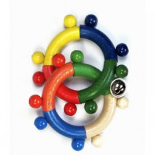 HESS-SPIELZEUG MOTORIK HESS-SPIELZEUG RATTLE TWO RINGS