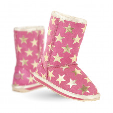 EMU KIDS PINK STARRY NIGHT MERINO WOOL BOOTS 