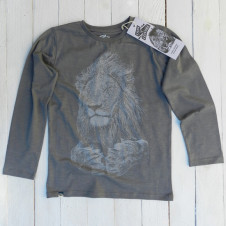 Lion of Leisure lion l/s STEEL GREY 