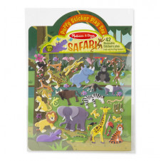 MELISSA & DOUG REUSABLE PUFFY STICKER PLAY SET SAFARI