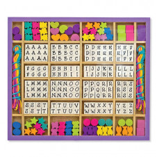 MELISSA & DOUG WOODEN STRING BEADS