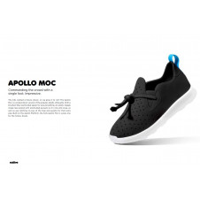 NATIVE JUNIOR APOLLO MOC JIFFY BLACK