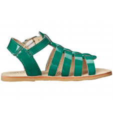 OLD SOLES SAFARI SANDAL TEAL PATENT