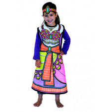 VILLA CARTON ORIENTAL DANCER COLOURING COSTUME