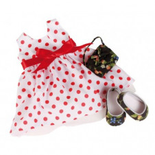 GOTZ POLKA DOT DRESS BAG AND SHOES