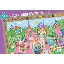 DJECO 54pc OBSERVATION PUZZLE PRINCESS