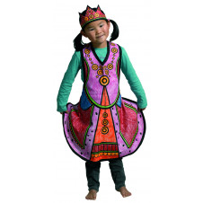 VILLA CARTON QUEEN COLOURING COSTUME 