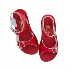 SALTWATER SUN-SAN SURFER RED SANDALS