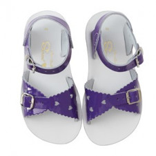 SALTWATER SUN-SAN SWEETHEART PURPLE SANDALS