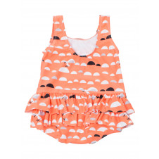 SOOKI BABY SWIM C-GULL 50UV FRILLY TANK ONE PIECE BATHER