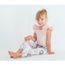 LITTLE HEARTS PINK ROSE LEGGINGS