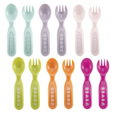 Beaba 2nd Stage Ergonomic Cutlery Plus Case