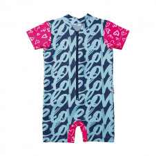 MINI SANDCRABS SUNSUIT SS LOVE XOXO