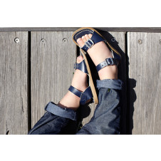 SALTWATER SURFER NAVY SANDALS