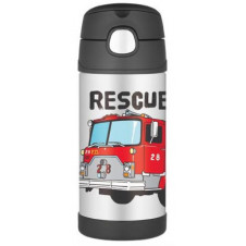 THERMOS DRINK BOTTLE FIRETRUCK 355ML