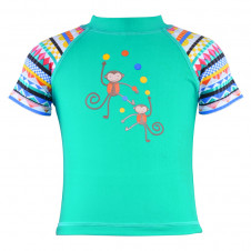 WAVE RAT SHORT SLEEVE RASHIE CHEEKY MONKEY 