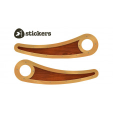 WISHBONE WOODIE STICKER RECYCLED BIKE