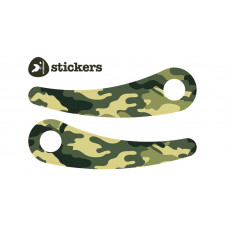 WISHBONE CAMO STICKER RECYCLED BIKE