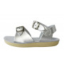 SALTWATER SUN-SAN SURFER SILVER SANDALS