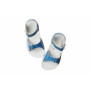 SALTWATER SUN-SAN SURFER TURQUOISE SANDALS