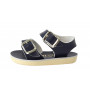 SALTWATER SUN-SAN SEA WEES NAVY BABY SANDALS