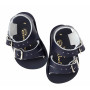 SALTWATER SUN-SAN SEA WEES NAVY BABY SANDALS