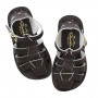 SALTWATER SUN-SAN SHARK BROWN SANDALS 