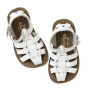 SALTWATER SUN-SAN SHARK SANDALS WHITE 