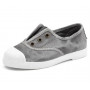 Washed Grey Natural World Made in Spain Canvas Shoe