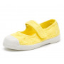 yellow Mary Jane Natural World Made in Spain Canvas Shoe