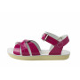 SALTWATER SUN-SAN SWIMMER SHINY FUSCHIA SANDALS