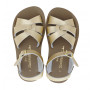 SALTWATER SUN-SAN SWIMMER GOLD SANDALS