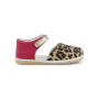 BOBUX KP SPIN CLOSED SANDAL FUCHSIA CHEETAH 