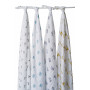 ADEN & ANAIS CLASSIC SWADDLE 4 PACK jungle jam