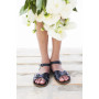 SALTWATER ADULTS CLASSIC NAVY SANDALS