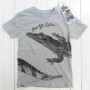 Lion of Leisure croc tshirt GREY