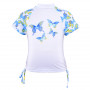 CUPID GIRL SHORT SLEEVE RASHIE BUTTERFLY KISSES