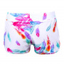 CUPID GIRL LYCRA BOARD SHORTS TAIL FEATHERS