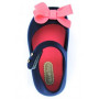  MINI MELISSA ULTRAGIRL NAVY WITH HOT PINK BOW