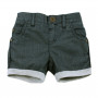 FOX & FINCH HARVARD DENIM MIX SHORT PULL ON DOUBLE WAIST