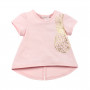 BEBE WAIKIKI GOLD PINEAPPLE S/S TEE