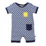 FOX & FINCH BABY YALE BALLOON LUNAR PRINT ROMPER Front 