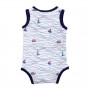 FOX & FINCH BABY YALE PRINT TANK BODYSUIT BACK 