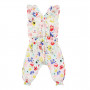 FOX & FINCH BLOSSOM FLORAL OVERALLS 