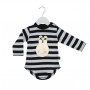 HUXBABY STRIPE & GOLD BUNNY LONG SLEEVE TOP