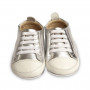  OLD SOLES EAZY TREAD SHOE SILVER WHITE 