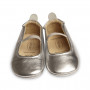 OLD SOLES LUXE BALLET FLAT SILVER METALLIC