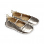 OLD SOLES LUXE BALLET FLAT SILVER METALLIC