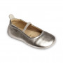 OLD SOLES LUXE BALLET FLAT SILVER METALLIC