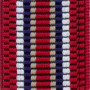 BUCKLE JR 25MM ELASTIC BELT RED WITH STRIPES